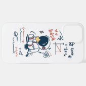  Cute Astronaut Space Cartoon iPhone Case Hülle (Hinten horizontal)