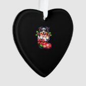 Cute Australian Shepherd Christmas Stocking Classi Ornament (Vorderseite)