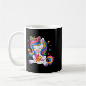 Cute Autism Awareness Toddler Girl Bow Unicorn Puz Kaffeetasse (Links)