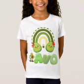 Cute Avocado "Avo" Design – Fun & Playful  T-Shirt (Vorderseite)