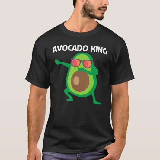 Cute Avocado For Men Dad Healthy Fruit Plant Food T-Shirt (Vorderseite)