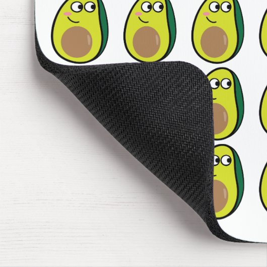Cute Avocado Mouse Pad - Fruit Desk Accessory Mousepad (Ecke)