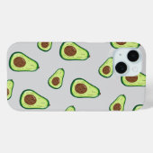 Cute Avocado Phone Case – Aesthetic Green Design (Rückseite (Horizontal))