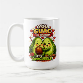 Cute Avocado Valentine’s Love Design, kawaii Love Kaffeetasse