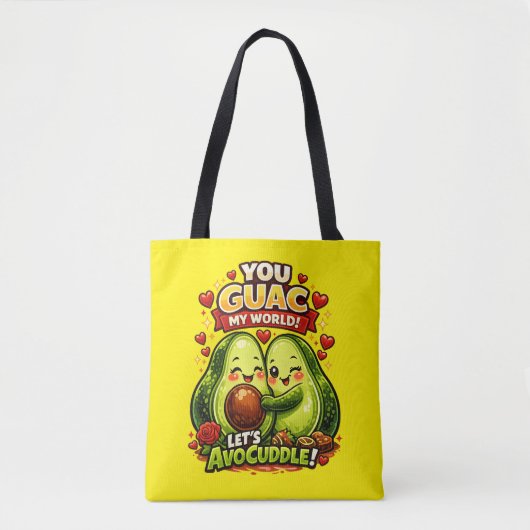 Cute Avocado Valentine’s Love Design, kawaii Love Tasche (Vorderseite)