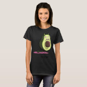 Cute Avocat Avocado Pink Cat Kitten Pun Healthy Ve T-Shirt (Vorne ganz)