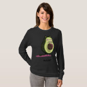 Cute Avocat Avocado Pink Cat Kitten Pun Healthy Ve T-Shirt (Vorne ganz)