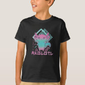 CUTE AXOLOTL 90s Retro Vaporwave T-Shirt (Vorderseite)