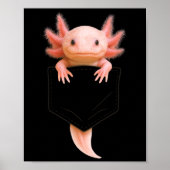 Cute Axolotl Cket Funny For Men Women Teen Kid Lon Poster (Vorne)