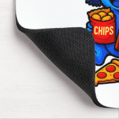 Cute Axolotl Funny Snaxolotl Snacks A Lot Axolotl  Mousepad (Ecke)