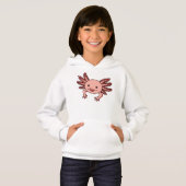 cute Axolotl Hoodie (Vorne ganz)