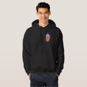 Cute Axolotl In Boba Tea Hoodie (Vorne ganz)