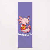Cute Axolotl Lover Snaxolotl Kawaii Axolotl Food Yogamatte (Vorderseite)