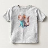 Cute Axolotl Toddler Baby Fine Jersey T-Shirt (Vorderseite)