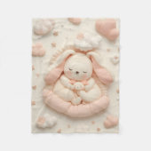 Cute Baby Animals Blanket Fleecedecke (Vorderseite)