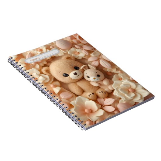 Cute Baby Animals Notebook Notizblock (Rechte Seite)