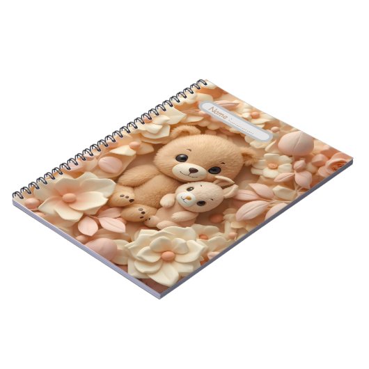 Cute Baby Animals Notebook Notizblock (Linke Seite)