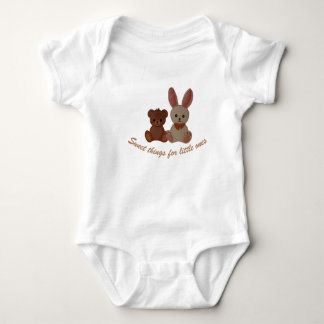 Cute Baby Animals Sweatshirt Baby Strampler