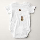 Cute Baby Animals Sweatshirt Baby Strampler (Rückseite)