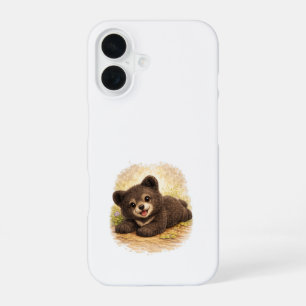 Cute Baby Bear iPhone 16 Case Kawaii Hülle