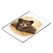 Cute Baby Bear Spiral Notebook Kawaii Notizblock (Linke Seite)