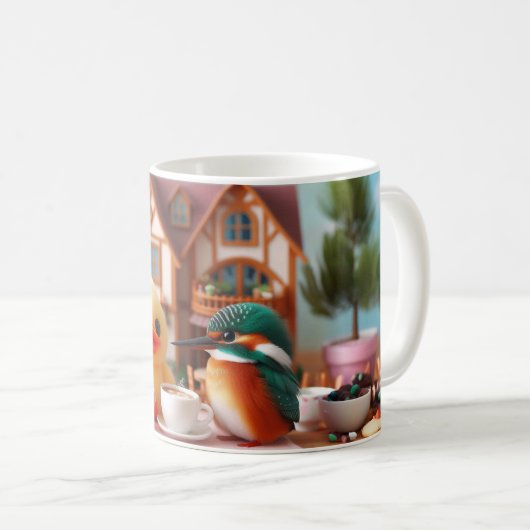 Cute Baby Birds Coffee Kaffeetasse (VorderseiteRechts)