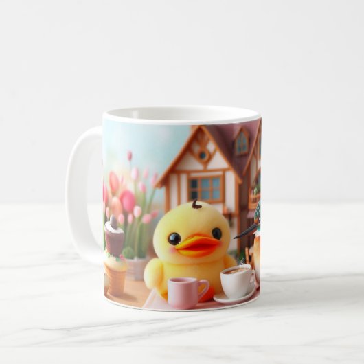 Cute Baby Birds Coffee Kaffeetasse (Vorderseite Links)