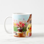 Cute Baby Birds Coffee Kaffeetasse (Links)
