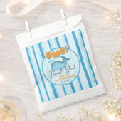Cute Baby Blue Whale 1st Birthday Geschenktütchen (Ausgeschnitten)