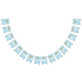 Cute Baby Blue Whale 1st Birthday Wimpelkette