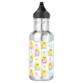 Cute Baby Chick Watercolor Easter Edelstahlflasche (Rechts)