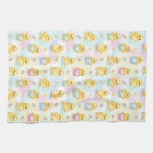 Cute Baby Chick Watercolor Easter Geschirrtuch (Horizontal)