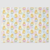 Cute Baby Chick Watercolor Easter  Seidenpapier (Vorderseite)