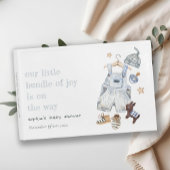 Cute Baby Clothes Essentials Blue Boy Baby Shower Gästebuch