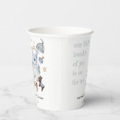 Cute Baby Clothes Essentials Blue Boy Baby Shower Pappbecher (Rechts)