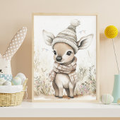 Cute Baby Deer Poster