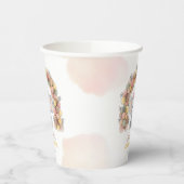 Cute Baby Elephant Balloon Arch Birthday Pappbecher (Links)