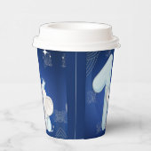 Cute Baby Elephant First Birthday Pappbecher (Rechts)