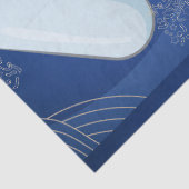 Cute Baby Elephant First Birthday Seidenpapier (Detail)