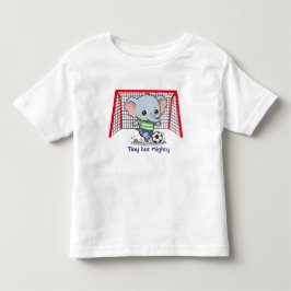 Cute Baby Elephant Playing Soccer Kleinkind T-shirt