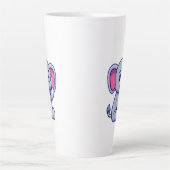 Cute Baby Elephant Sitting Cartoon-23800 Milchtasse (Vorderseite)