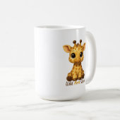Cute Baby Giraffe Kaffeetasse (VorderseiteRechts)