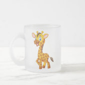 Cute Baby Giraffe Smiling Cartoon-35280 Mattglastasse (Links)