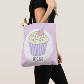 Cute Baby Girl Cupcake Muffin with Name Diaper Tasche (Von Nahem)