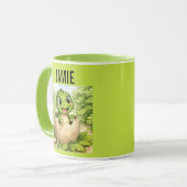 Cute Baby Hatchling Dinosaur Tasse (Vorderseite Links)