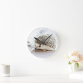 Cute Baby Hedgehog Runde Wanduhr (Zuhause)