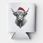 Cute Baby Highland Cow Christmas Santa Gifts Xmas  Dosenkühler (Vorderseite)