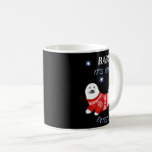 Cute Baby Its Cold Outside Winter Seal T Shirt Kaffeetasse (VorderseiteRechts)