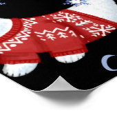 Cute Baby Its Cold Outside Winter Seal T Shirt Poster (Ecke)