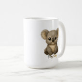 Cute Baby Koala Kaffeetasse (VorderseiteRechts)